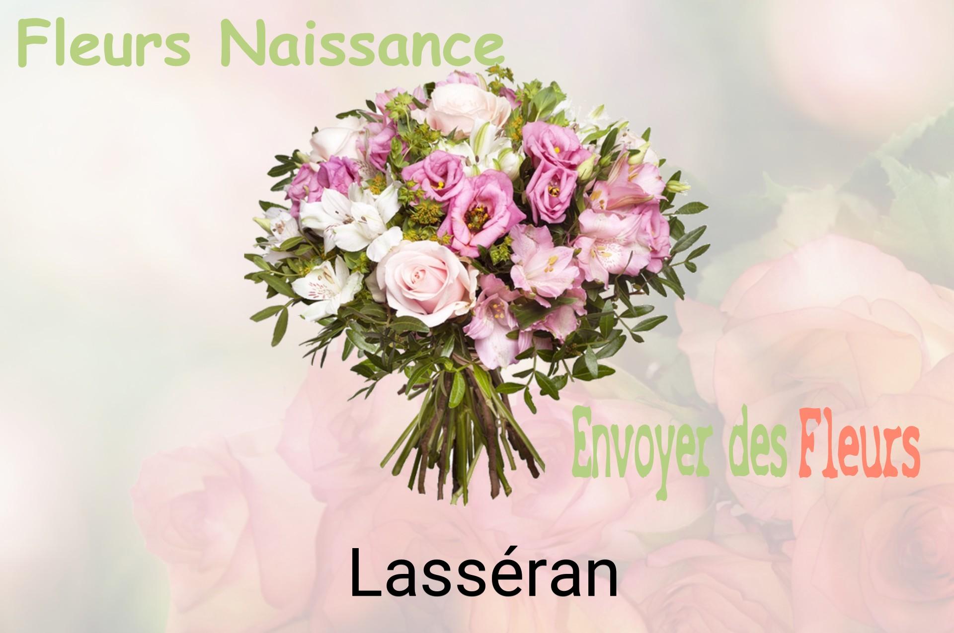Bouquet de fleurs de naissance livré à Lasséran